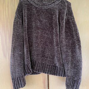 Chenille Brown Sweater